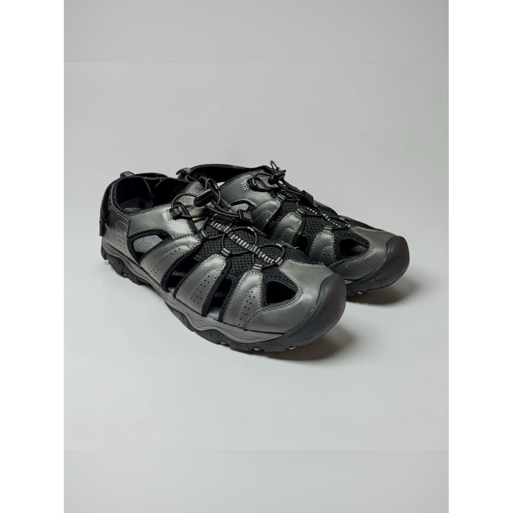 Eddie Bauer Mens Fisherman Sandals Size 12 Coastal Resort Utility Beach Euro Sum